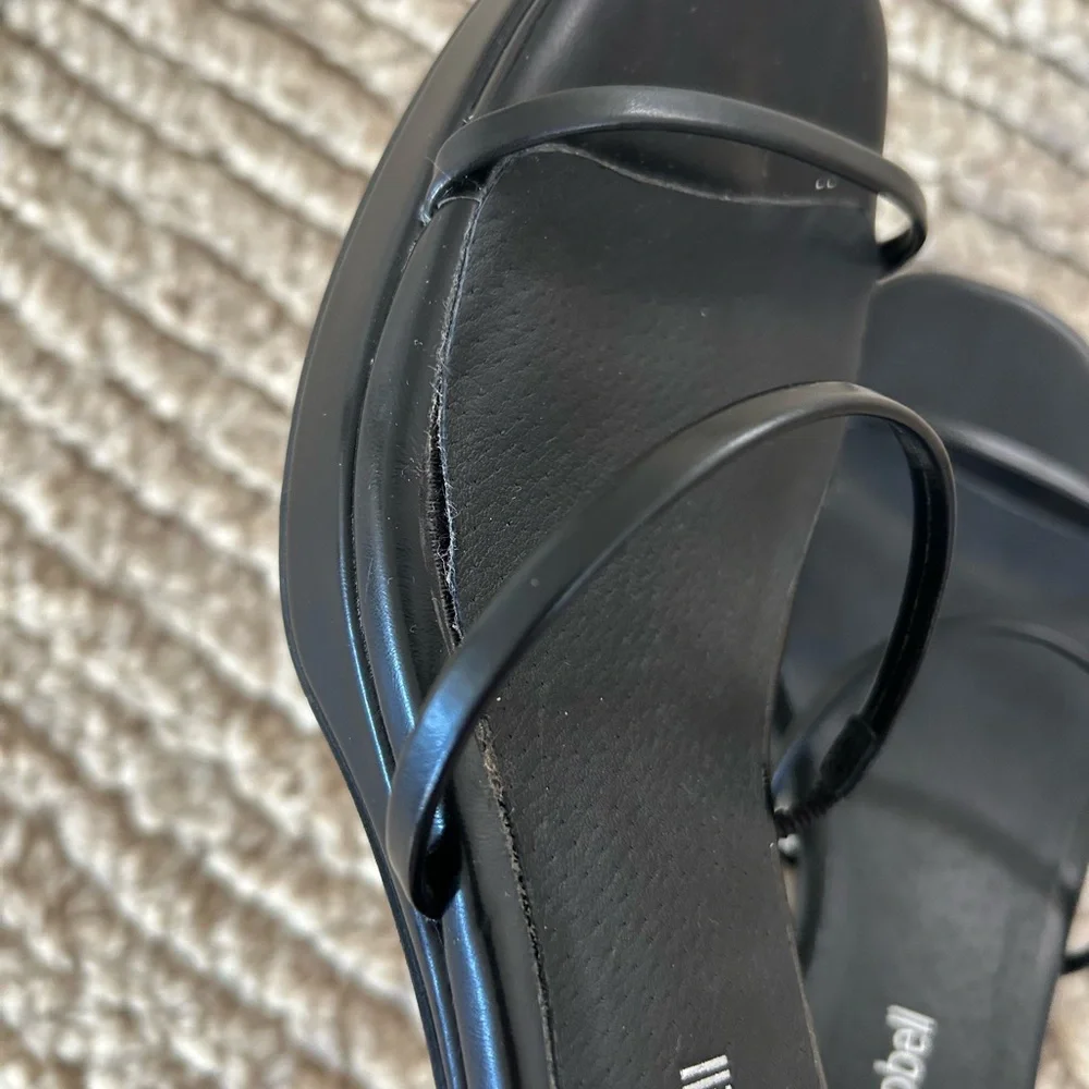 JEFFREY CAMPBELL Orchid Ankle Strap Sandal In Black Size 7 - Picture 8 of 9